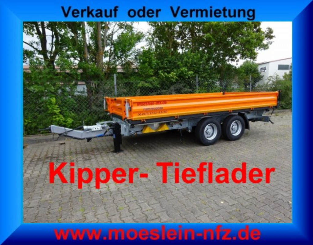 Möslein TTD11 Orange neuer Tandem 3- Seitenkipper Tieflader-- Neufahrzeug -- - Rimorkio vetëshkarkuese: foto 4 Möslein TTD11 Orange neuer Tandem 3- Seitenkipper Tieflader-- Neufahrzeug -- - Rimorkio vetëshkarkuese: foto 4