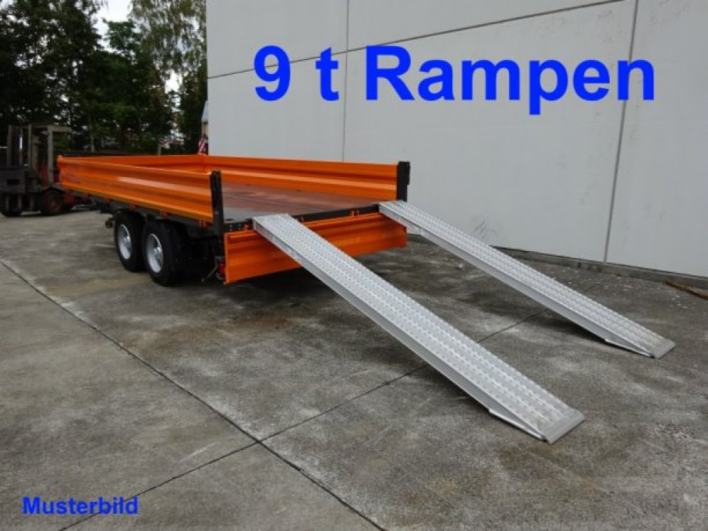 Möslein TTD11 weiß neuer Tandem 3- Seitenkipper Tieflader-- Neufahrzeug -- - Rimorkio vetëshkarkuese: foto 3 Möslein TTD11 weiß neuer Tandem 3- Seitenkipper Tieflader-- Neufahrzeug -- - Rimorkio vetëshkarkuese: foto 3