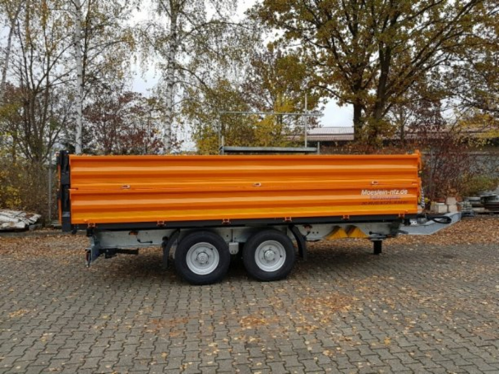Möslein TTD13- BA Orange 13 t Tandem Kipper Tiefladermit Bordwand- Aufsatz-- Neufahrzeug -- - Rimorkio vetëshkarkuese: foto 1 Möslein TTD13- BA Orange 13 t Tandem Kipper Tiefladermit Bordwand- Aufsatz-- Neufahrzeug -- - Rimorkio vetëshkarkuese: foto 1
