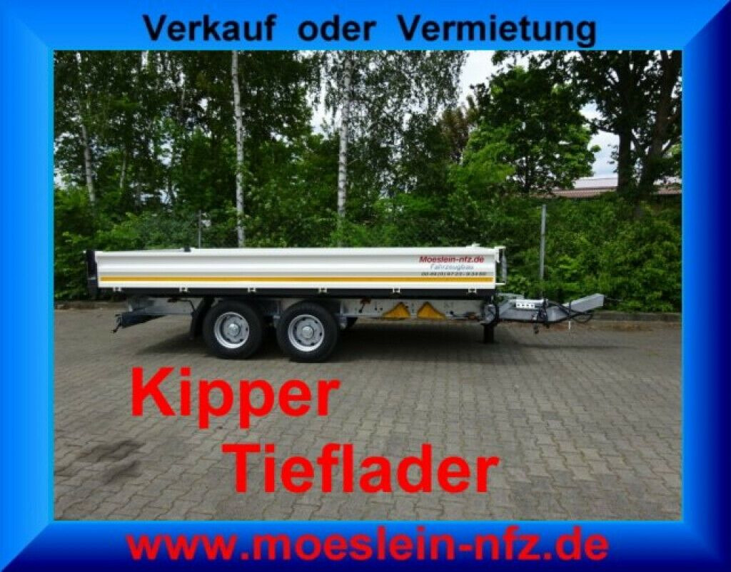 Möslein neuer Tandem 3- Seitenkipper Tieflader-- Neufah - Rimorkio vetëshkarkuese: foto 2 Möslein neuer Tandem 3- Seitenkipper Tieflader-- Neufah - Rimorkio vetëshkarkuese: foto 2