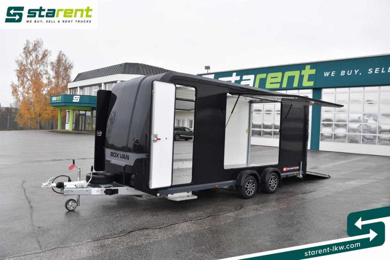 Brian James Trailers BOX VAN 600 Rückfahrkamera LED-Lichter Aluboden - Rimorkio autotransportuese: foto 1 Brian James Trailers BOX VAN 600 Rückfahrkamera LED-Lichter Aluboden - Rimorkio autotransportuese: foto 1