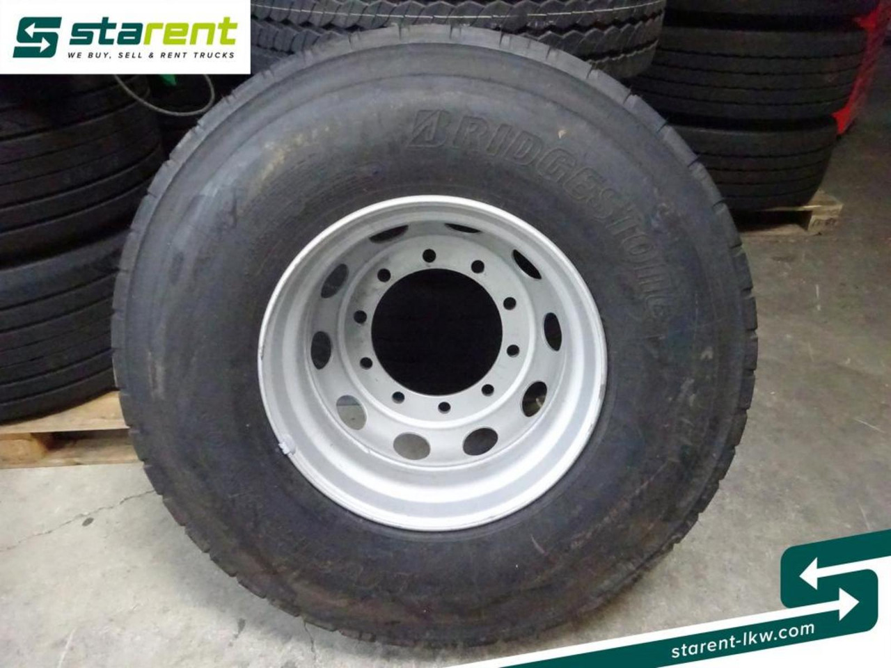 Bridgestone M-Steer 001, 13 R22,5 mit Felge *NEU* - Rrota për Kamioni: foto 3 Bridgestone M-Steer 001, 13 R22,5 mit Felge *NEU* - Rrota për Kamioni: foto 3