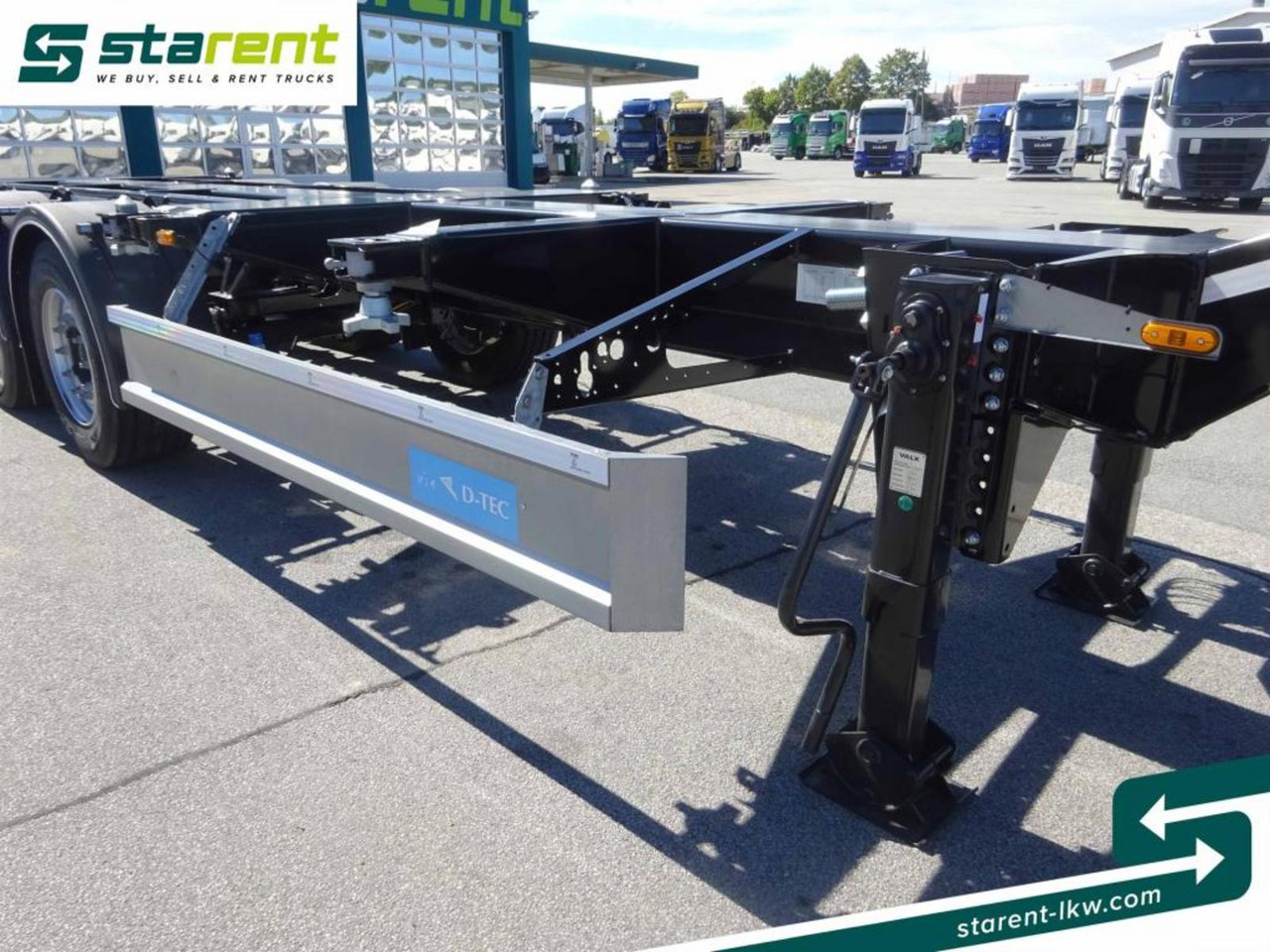 Transportjer kontejnerësh/ Rimorkio me karroceri të çmontueshme i ri D-TEC Portmaster 1x20 / 2x20 / 1x30 / 1x40 / 1x45: foto 10