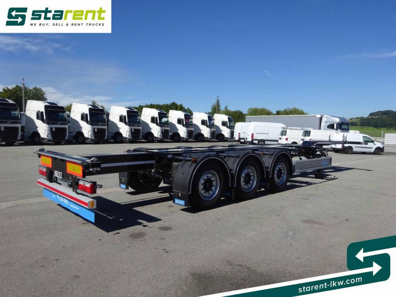 Transportjer kontejnerësh/ Rimorkio me karroceri të çmontueshme i ri D-TEC Portmaster 1x20 / 2x20 / 1x30 / 1x40 / 1x45: foto 17