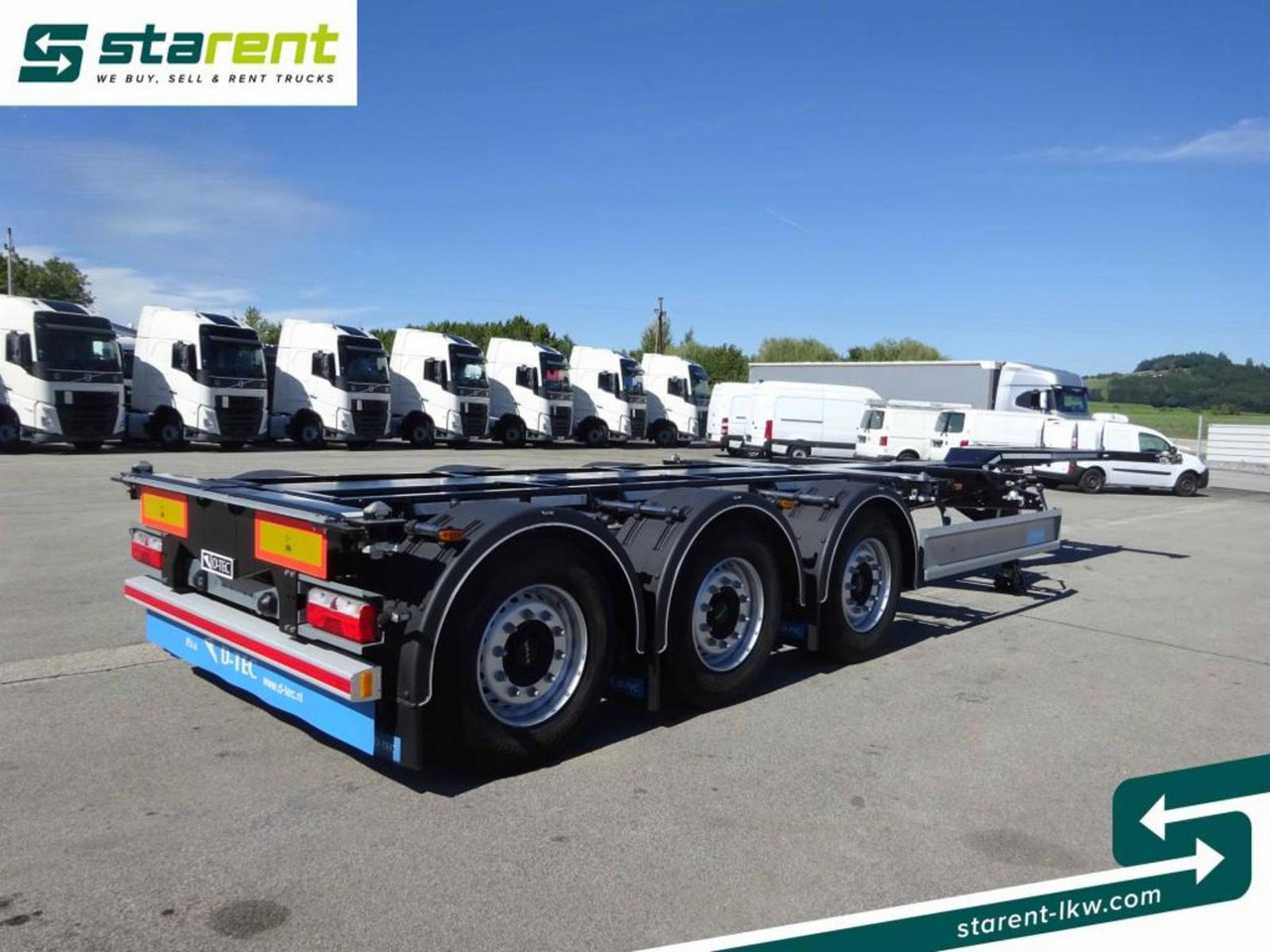 Transportjer kontejnerësh/ Rimorkio me karroceri të çmontueshme i ri D-TEC Portmaster 1x20 / 2x20 / 1x30 / 1x40 / 1x45: foto 5