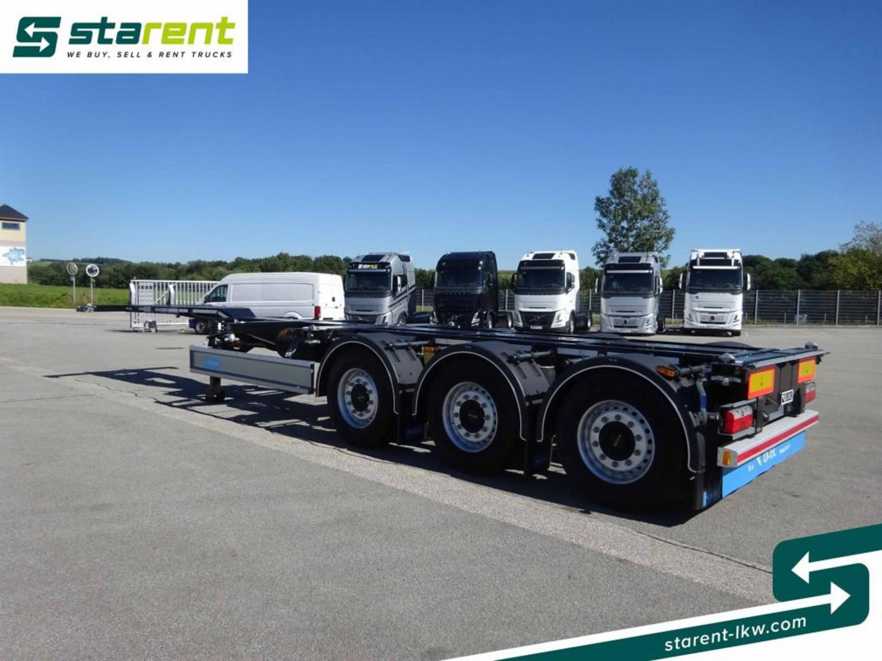 Transportjer kontejnerësh/ Rimorkio me karroceri të çmontueshme i ri D-TEC Portmaster 1x20 / 2x20 / 1x30 / 1x40 / 1x45: foto 7