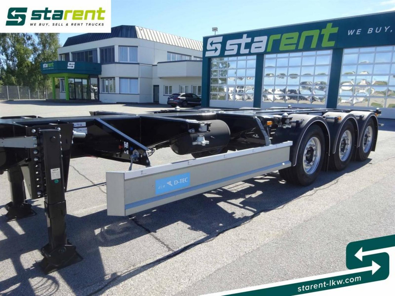 Transportjer kontejnerësh/ Rimorkio me karroceri të çmontueshme i ri D-TEC Portmaster 1x20 / 2x20 / 1x30 / 1x40 / 1x45: foto 9