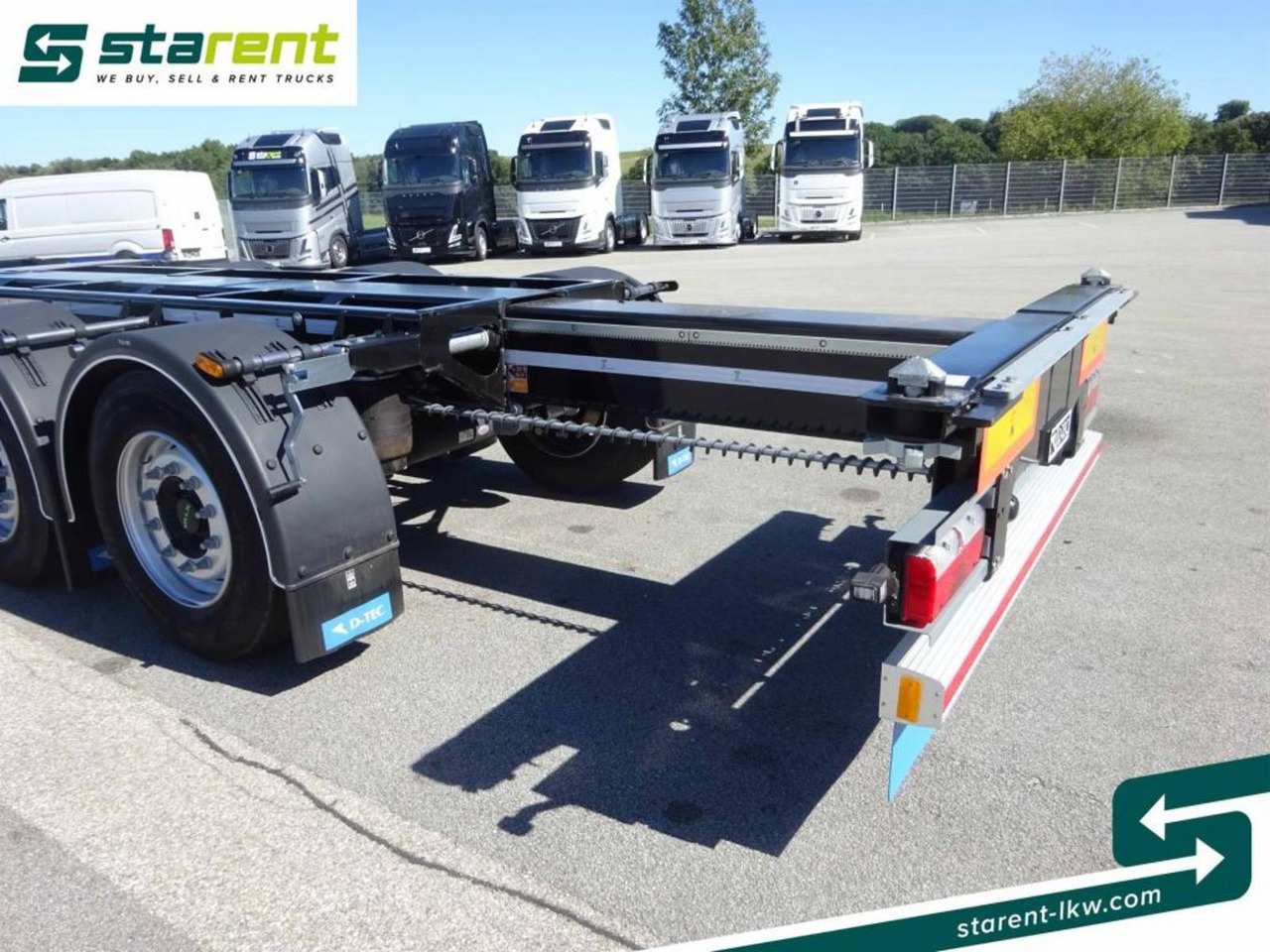 Transportjer kontejnerësh/ Rimorkio me karroceri të çmontueshme i ri D-TEC Portmaster 1x20 / 2x20 / 1x30 / 1x40 / 1x45: foto 15