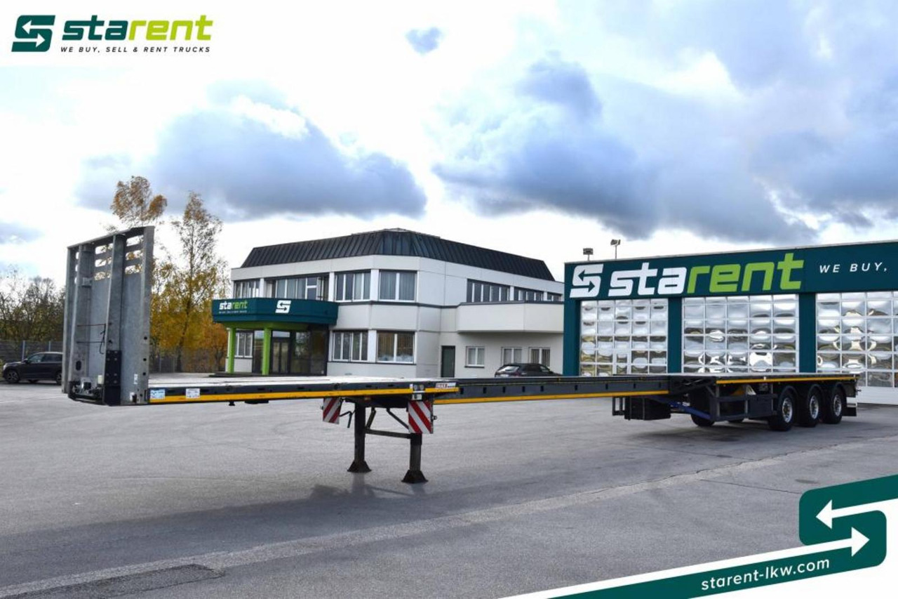 Faymonville Max Trailer Plateau 3x Lenk-A 1x Lift-A ausziehbar - Gjysmë rimorkio e hapur/ Platformë: foto 1 Faymonville Max Trailer Plateau 3x Lenk-A 1x Lift-A ausziehbar - Gjysmë rimorkio e hapur/ Platformë: foto 1