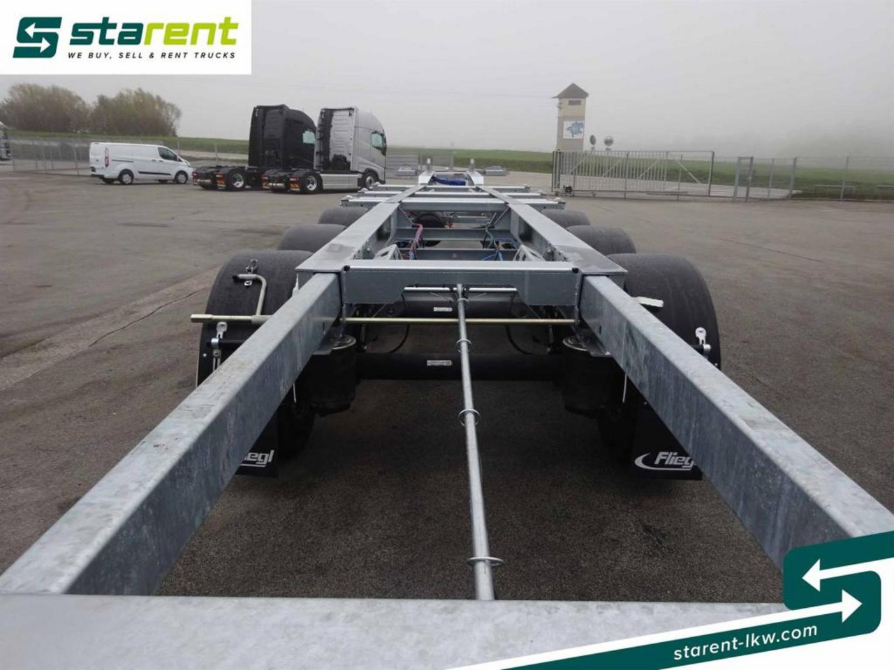 Transportjer kontejnerësh/ Gjysmë rimorkio me karroceri të çmontueshme i ri Fliegl Containerchassis ADR, 1x20 / 2x20 / 1x30 / 1x40: foto 13
