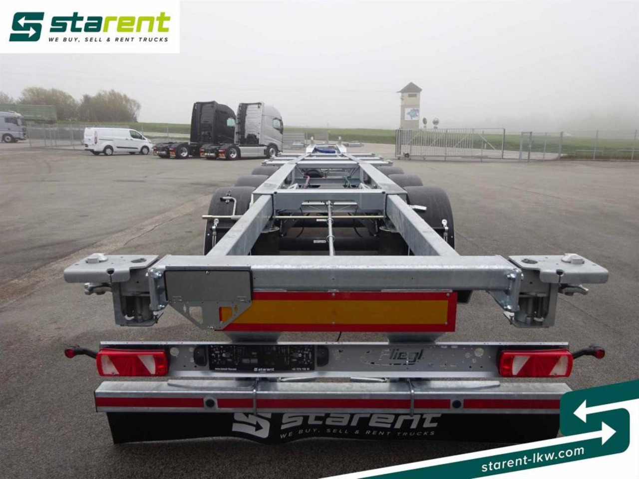 Transportjer kontejnerësh/ Gjysmë rimorkio me karroceri të çmontueshme i ri Fliegl Containerchassis ADR, 1x20 / 2x20 / 1x30 / 1x40: foto 14