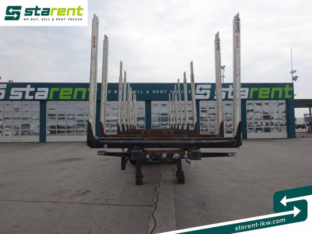 Hangler Holzrungen Auflieger Exte Rungen Lift-A Lenkachse - Gjysem rimorkio për transport druri: foto 2 Hangler Holzrungen Auflieger Exte Rungen Lift-A Lenkachse - Gjysem rimorkio për transport druri: foto 2