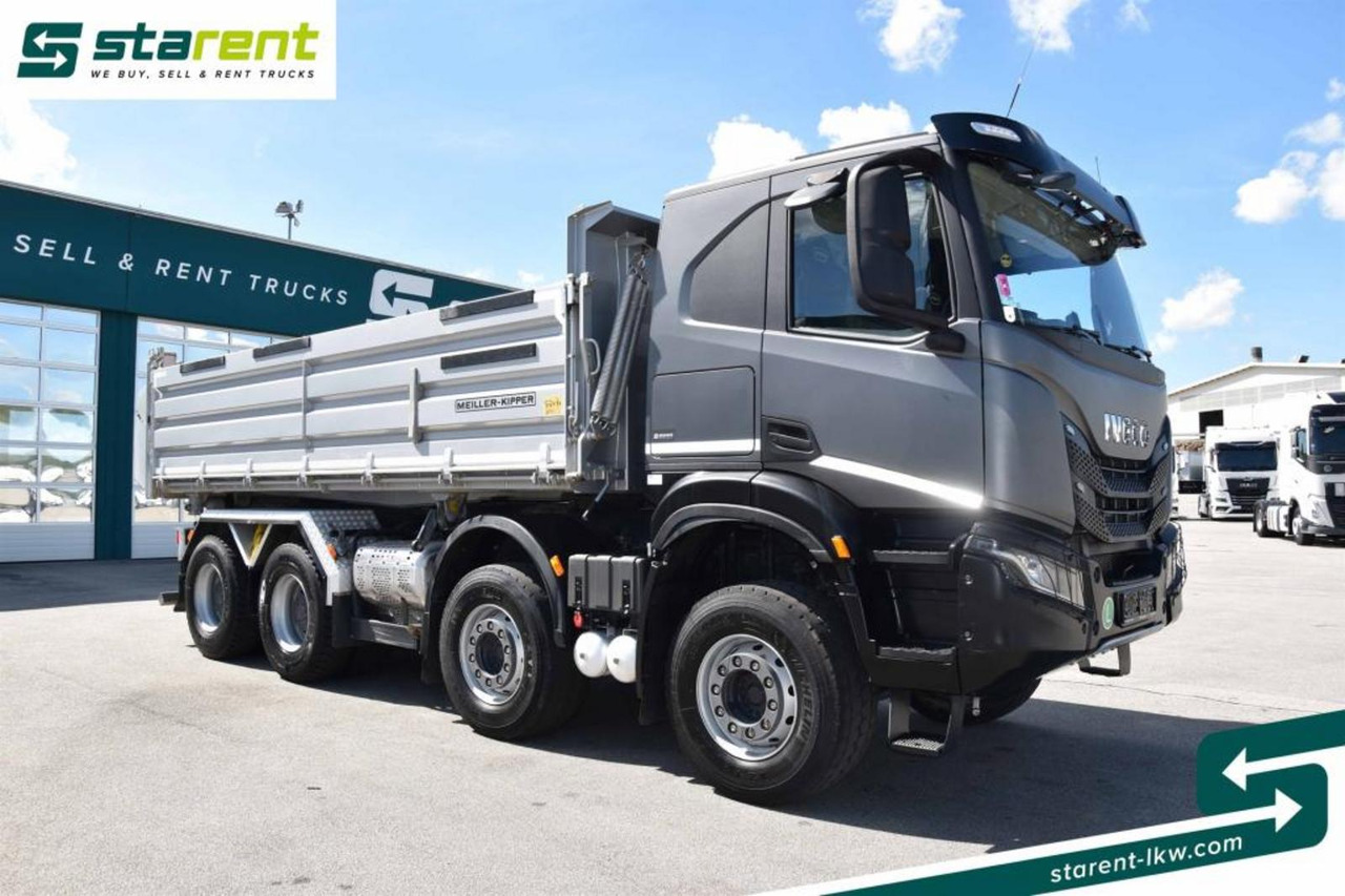 Iveco T-Way 510 8x4 Meiler 3 Seitenkipper Navi Drehlicht - Kamion vetëshkarkues: foto 3 Iveco T-Way 510 8x4 Meiler 3 Seitenkipper Navi Drehlicht - Kamion vetëshkarkues: foto 3