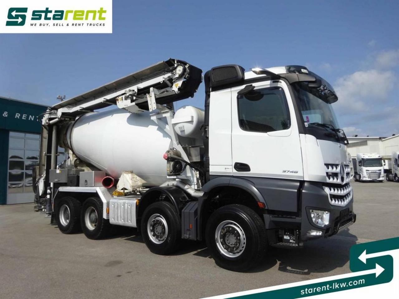 Mercedes Benz Arocs 3748 8x4 Liebherr Betonmischer + Förderband - Autobetoniere: foto 3 Mercedes Benz Arocs 3748 8x4 Liebherr Betonmischer + Förderband - Autobetoniere: foto 3