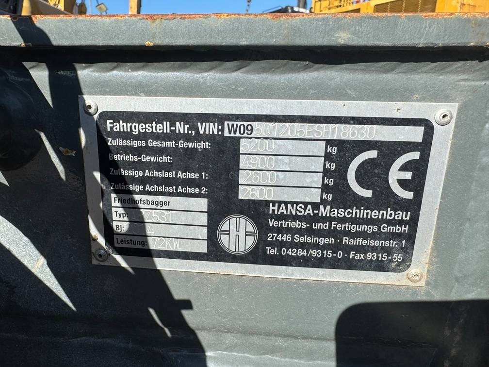 Ekskavator me goma Hansa APZ 531 ( 40 KMH ): foto 11