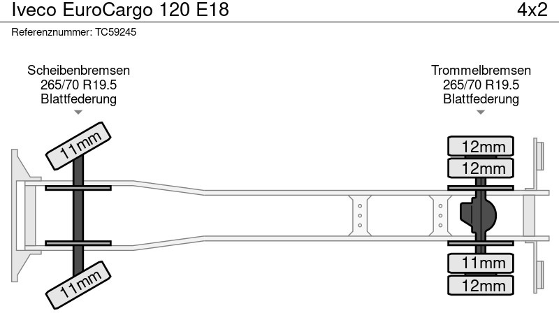 Iveco EuroCargo 120 E18 - Kamion kabinë-shasi: foto 4 Iveco EuroCargo 120 E18 - Kamion kabinë-shasi: foto 4