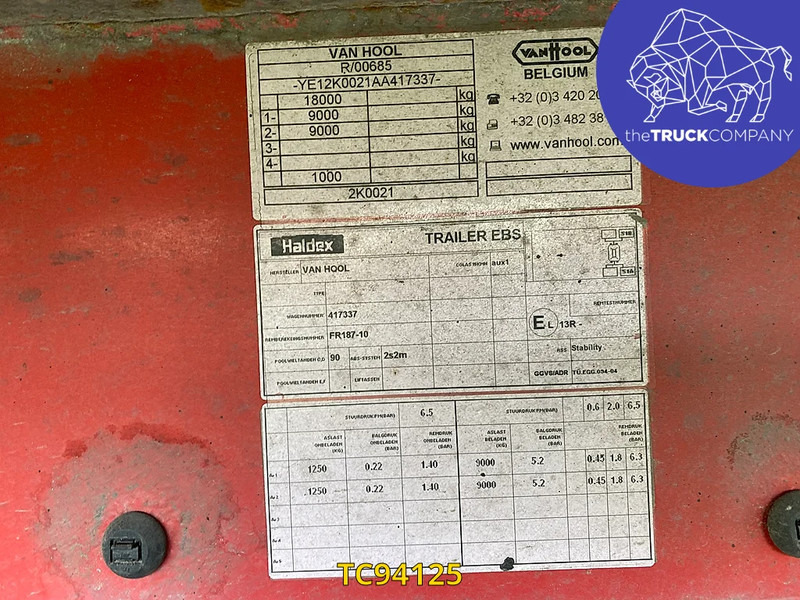 Van Hool - Rimorkio frigorifer: foto 4 Van Hool - Rimorkio frigorifer: foto 4