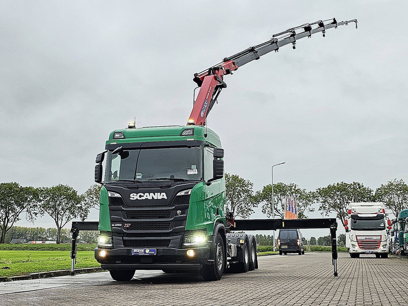 Scania R450 6X4 HMF 2320 K6 - Gjysmë-kamion: foto 1 Scania R450 6X4 HMF 2320 K6 - Gjysmë-kamion: foto 1