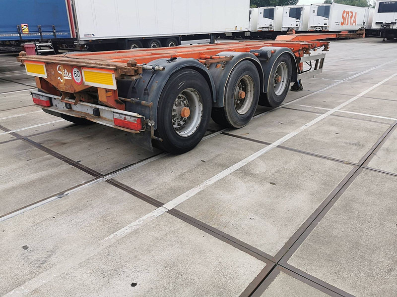 Nooteboom FT 43 03 V lift axle; BPW - Transportjer kontejnerësh/ Gjysmë rimorkio me karroceri të çmontueshme: foto 2 Nooteboom FT 43 03 V lift axle; BPW - Transportjer kontejnerësh/ Gjysmë rimorkio me karroceri të çmontueshme: foto 2