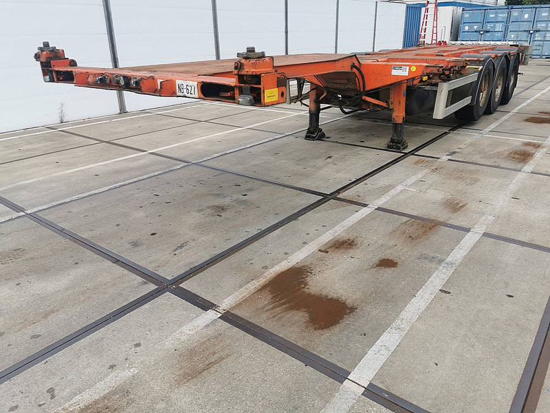 Nooteboom FT 43 03 V lift axle; BPW - Transportjer kontejnerësh/ Gjysmë rimorkio me karroceri të çmontueshme: foto 1 Nooteboom FT 43 03 V lift axle; BPW - Transportjer kontejnerësh/ Gjysmë rimorkio me karroceri të çmontueshme: foto 1