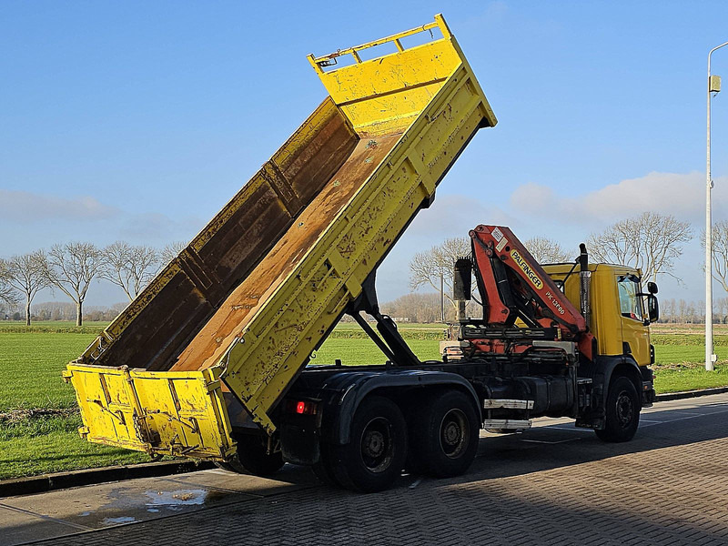 Scania P114.380 6X4 PALFINGER - Kamion vetëshkarkues, Kamion me vinç: foto 3 Scania P114.380 6X4 PALFINGER - Kamion vetëshkarkues, Kamion me vinç: foto 3