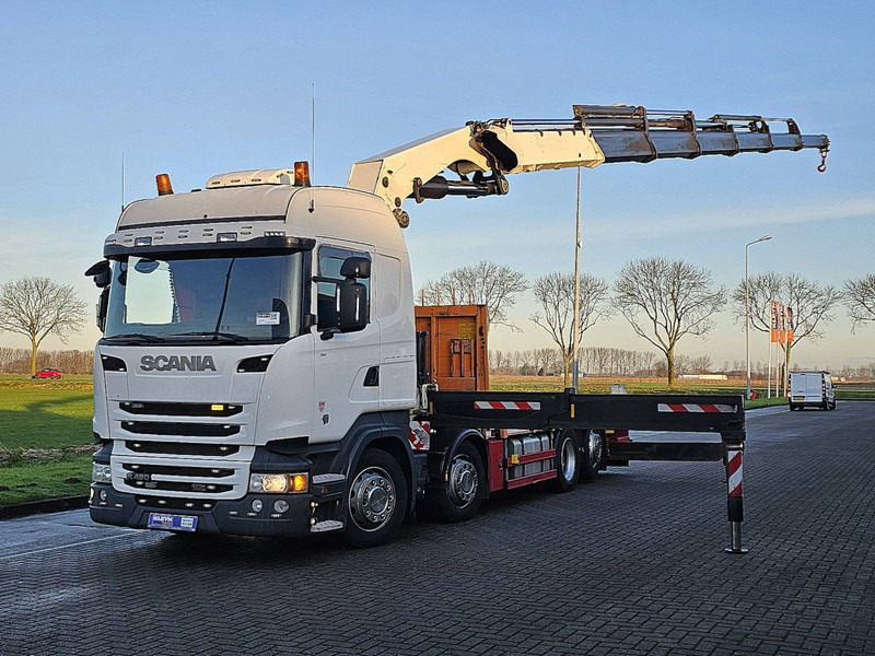 Scania R490 - Kamion me karroceri të hapur, Kamion me vinç: foto 2 Scania R490 - Kamion me karroceri të hapur, Kamion me vinç: foto 2