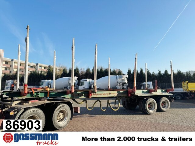 GLOGGER GSV 34, Lenk-/Liftachse, ausziehbar - Gjysem rimorkio për transport druri: foto 1 GLOGGER GSV 34, Lenk-/Liftachse, ausziehbar - Gjysem rimorkio për transport druri: foto 1