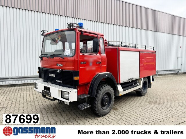 Iveco 75-14 AW 4x4, TLF 8/18 - Zjarrfikëse: foto 1 Iveco 75-14 AW 4x4, TLF 8/18 - Zjarrfikëse: foto 1