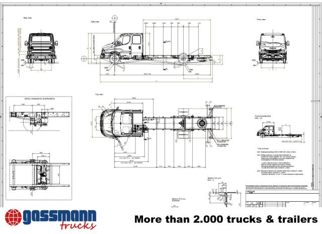 Iveco Daily 72C18H/P DK 4x2, Nebenantrieb - Kamion kabinë-shasi: foto 5 Iveco Daily 72C18H/P DK 4x2, Nebenantrieb - Kamion kabinë-shasi: foto 5