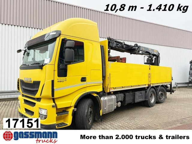 Iveco Stralis AS260SY48 6x2/4, Kran Palfinger PK18001L - Kamion me karroceri të hapur, Kamion me vinç: foto 1 Iveco Stralis AS260SY48 6x2/4, Kran Palfinger PK18001L - Kamion me karroceri të hapur, Kamion me vinç: foto 1