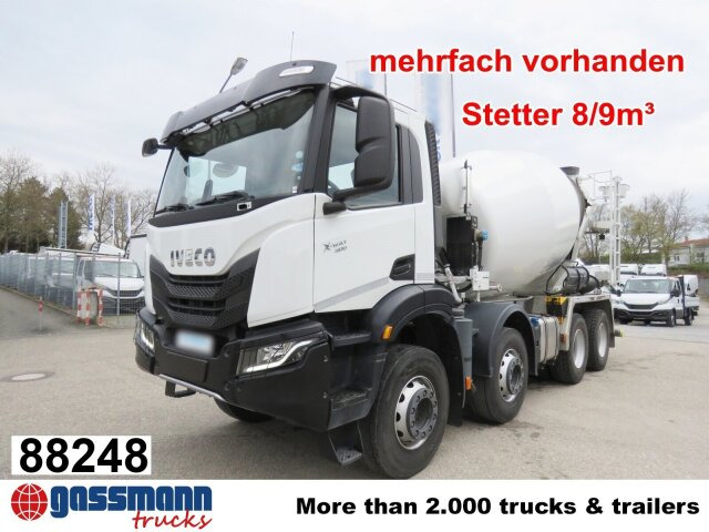Iveco X-Way AD360X40BZ 8x4, Stetter Betonmischer ca. - Autobetoniere: foto 1 Iveco X-Way AD360X40BZ 8x4, Stetter Betonmischer ca. - Autobetoniere: foto 1