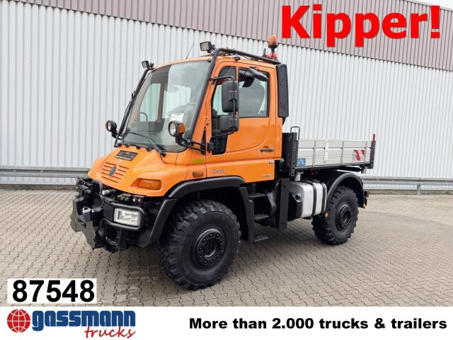 Unimog U 400 405/12 4x4, Kipper, Kommunalhydraulik, - Kamioncine: foto 1 Unimog U 400 405/12 4x4, Kipper, Kommunalhydraulik, - Kamioncine: foto 1