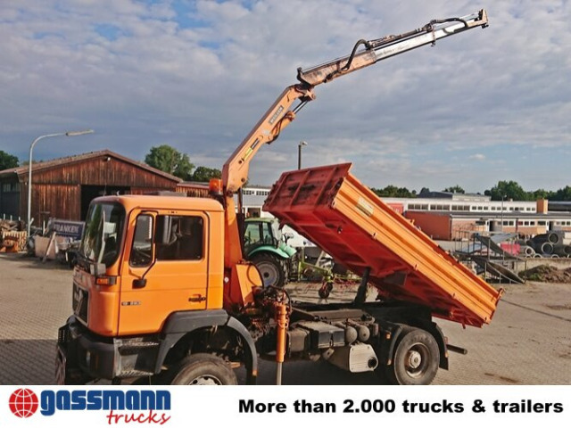 MAN 19.293 4x4 BL mit Kran Meiller MK77RS2 - Kamion vetëshkarkues, Kamion me vinç: foto 3 MAN 19.293 4x4 BL mit Kran Meiller MK77RS2 - Kamion vetëshkarkues, Kamion me vinç: foto 3