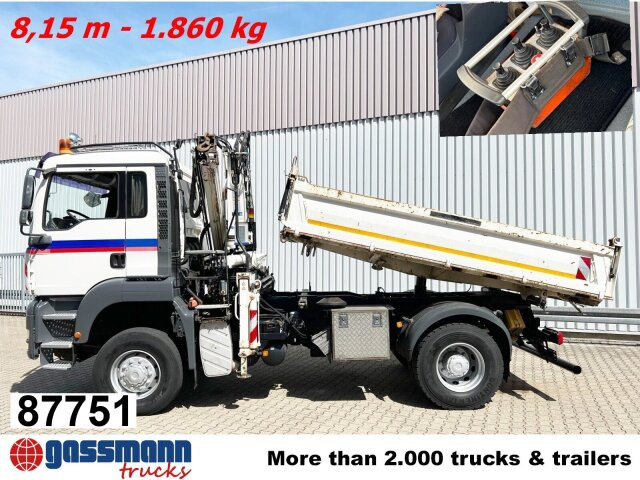 MAN TGA 18.440 4x4 BB mit Kran Atlas AK 165.2E, Funk - Kamion vetëshkarkues, Kamion me vinç: foto 1 MAN TGA 18.440 4x4 BB mit Kran Atlas AK 165.2E, Funk - Kamion vetëshkarkues, Kamion me vinç: foto 1