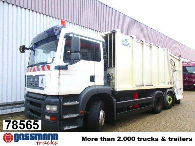 MAN TGA 26.310 BL 6x2, Haller M21-x2c, 21m³ - Kamion mbeturinash: foto 1 MAN TGA 26.310 BL 6x2, Haller M21-x2c, 21m³ - Kamion mbeturinash: foto 1