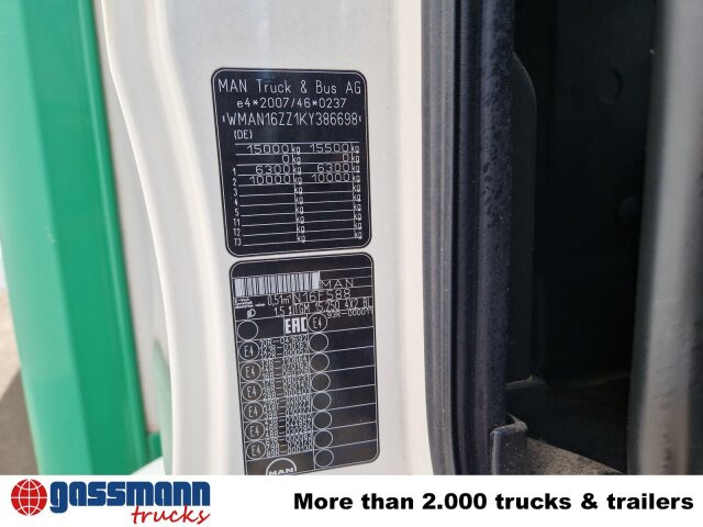 MAN TGM 15.250/340 4X2 BL, Tiefkühlkoffer, - Kamion frigorifer: foto 4 MAN TGM 15.250/340 4X2 BL, Tiefkühlkoffer, - Kamion frigorifer: foto 4