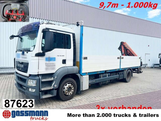 MAN TGS 18.400 4X2 BL, Kran PK 12002-EH B Funk, 2x - Kamion me karroceri të hapur, Kamion me vinç: foto 1 MAN TGS 18.400 4X2 BL, Kran PK 12002-EH B Funk, 2x - Kamion me karroceri të hapur, Kamion me vinç: foto 1