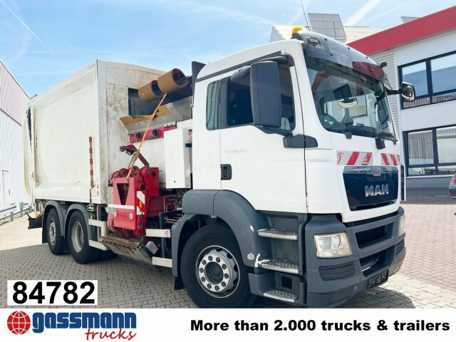 MAN TGS 26.320/400 6x2-4 LL, Rechtslenker, Retarder, - Kamion mbeturinash: foto 1 MAN TGS 26.320/400 6x2-4 LL, Rechtslenker, Retarder, - Kamion mbeturinash: foto 1