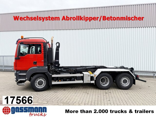 MAN TGS 26.480 6x4H-4 BL, Multilift Abroller - Kamion vetëngarkues: foto 1 MAN TGS 26.480 6x4H-4 BL, Multilift Abroller - Kamion vetëngarkues: foto 1