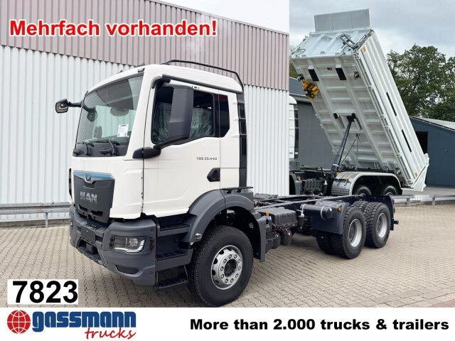 MAN TGS 33.440 6x4 BB, Alu-Bordwände, mehrfach - Kamion vetëshkarkues: foto 1 MAN TGS 33.440 6x4 BB, Alu-Bordwände, mehrfach - Kamion vetëshkarkues: foto 1