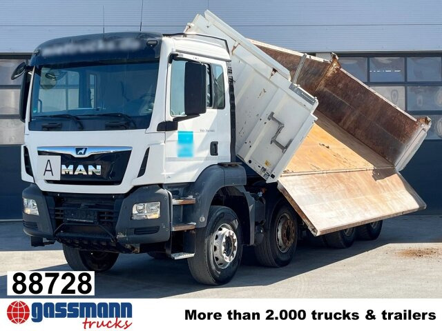 MAN TGS 35.460 8X4 BB, Meiller Bordmatik 13m³ - Kamion vetëshkarkues: foto 1 MAN TGS 35.460 8X4 BB, Meiller Bordmatik 13m³ - Kamion vetëshkarkues: foto 1