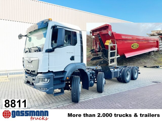 MAN TGS 35.480 8x6H BL CH, HydroDrive, Navi, Meiller - Shkarkues: foto 1 MAN TGS 35.480 8x6H BL CH, HydroDrive, Navi, Meiller - Shkarkues: foto 1
