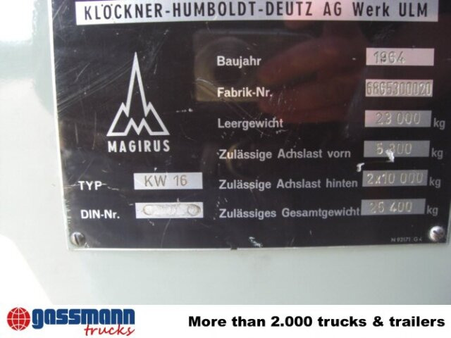 Magirus Deutz Magirus Uranus 250D 22 KW16 - Zjarrfikëse, Kamion me vinç: foto 4 Magirus Deutz Magirus Uranus 250D 22 KW16 - Zjarrfikëse, Kamion me vinç: foto 4