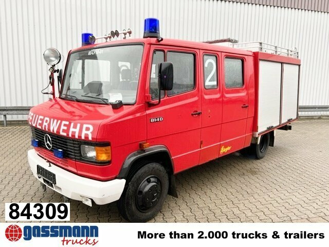 Mercedes-Benz 814 D 4x2 Doka, TLF 8 - Zjarrfikëse: foto 1 Mercedes-Benz 814 D 4x2 Doka, TLF 8 - Zjarrfikëse: foto 1