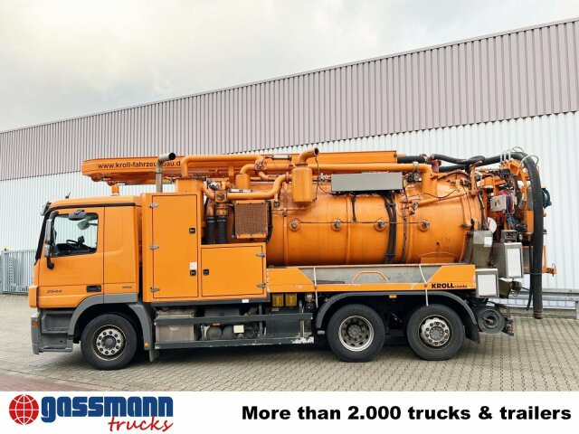 Mercedes-Benz Actros 2544 L 6x2, Lenkachse, Kroll - Makinë fshirëse për rrugët: foto 3 Mercedes-Benz Actros 2544 L 6x2, Lenkachse, Kroll - Makinë fshirëse për rrugët: foto 3