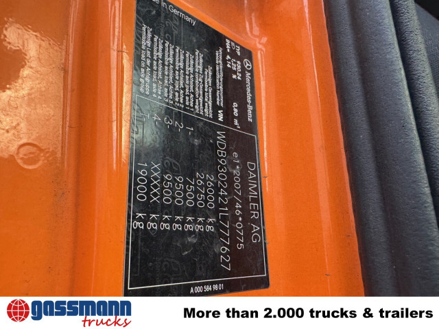 Mercedes-Benz Actros 2641/48 L 6x4 - Kamion kabinë-shasi: foto 3 Mercedes-Benz Actros 2641/48 L 6x4 - Kamion kabinë-shasi: foto 3