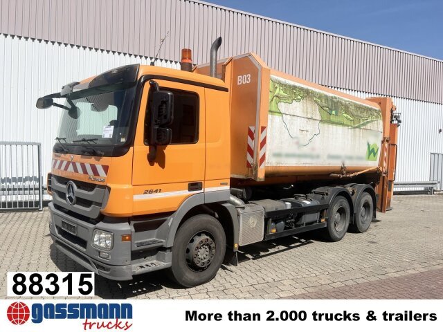Mercedes-Benz Actros 2641/48 L 6x4, Seilabroller, Haller - Kamion mbeturinash: foto 1 Mercedes-Benz Actros 2641/48 L 6x4, Seilabroller, Haller - Kamion mbeturinash: foto 1