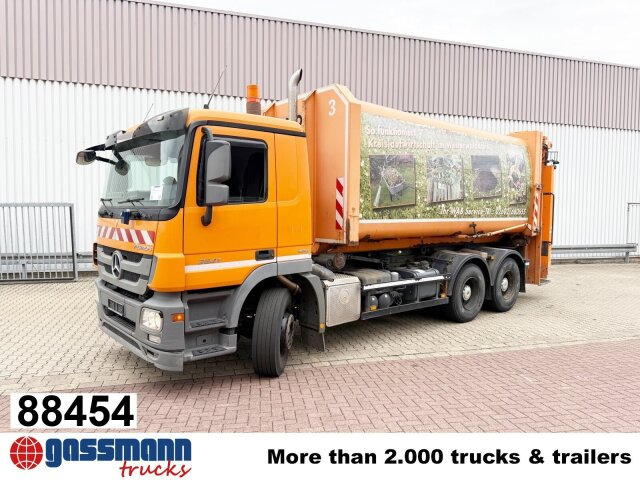 Mercedes-Benz Actros 2641/48 L 6x4, Seilabroller, Haller - Kamion mbeturinash: foto 1 Mercedes-Benz Actros 2641/48 L 6x4, Seilabroller, Haller - Kamion mbeturinash: foto 1