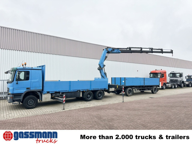 Mercedes-Benz Actros 2741 L 6x4, Twist-Lock ausz. auf 3m, - Kamion me karroceri të hapur, Kamion me vinç: foto 3 Mercedes-Benz Actros 2741 L 6x4, Twist-Lock ausz. auf 3m, - Kamion me karroceri të hapur, Kamion me vinç: foto 3