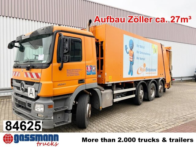 Mercedes-Benz Actros 3241 L 8x2/6, 2x Lenkachse, Zöller - Kamion mbeturinash: foto 1 Mercedes-Benz Actros 3241 L 8x2/6, 2x Lenkachse, Zöller - Kamion mbeturinash: foto 1